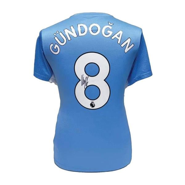 Unbranded Ilkay Gundogan signed Manchester City shirt — Framed
