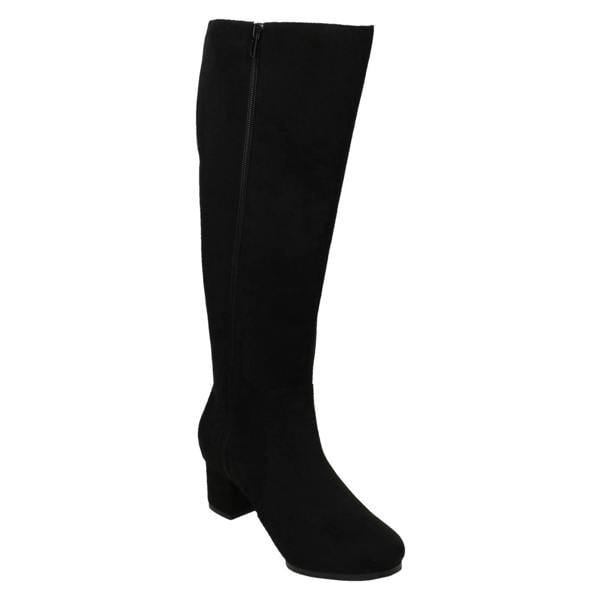 Spot On Ladies Spot On Extra Wide Fitting Knee High Boots F51131