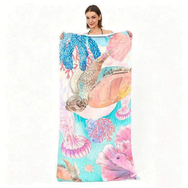 Leaper 2-in-1 Beach Towel and Shoulder Bag