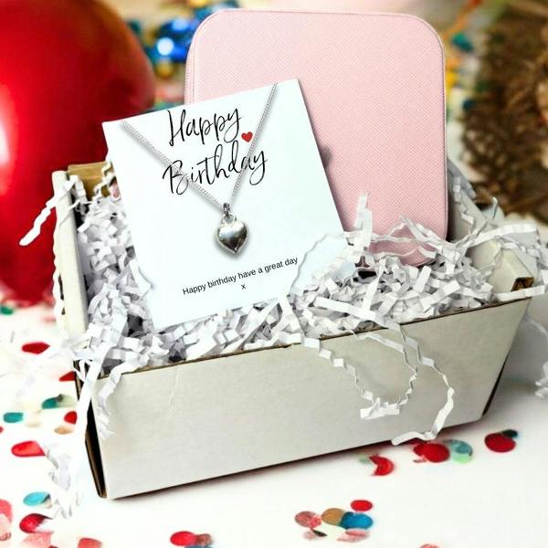 Aye Do Gifts Happy Birthday Necklace & Jewellery Box Gift
