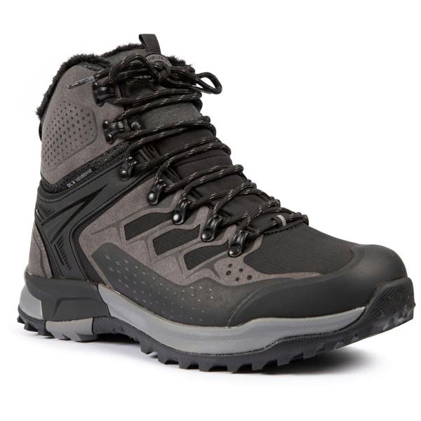 Trespass Mens Knox DLX Walking Boots - Black/Grey - 