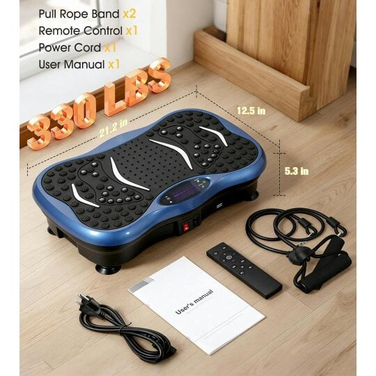 Havendro Power Vibration Plate Exercise Body Shaker Massager Vibrating Machine Platform