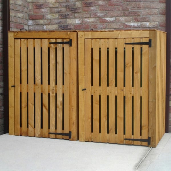 Shire Double Wheelie Bin Store - Best Shed