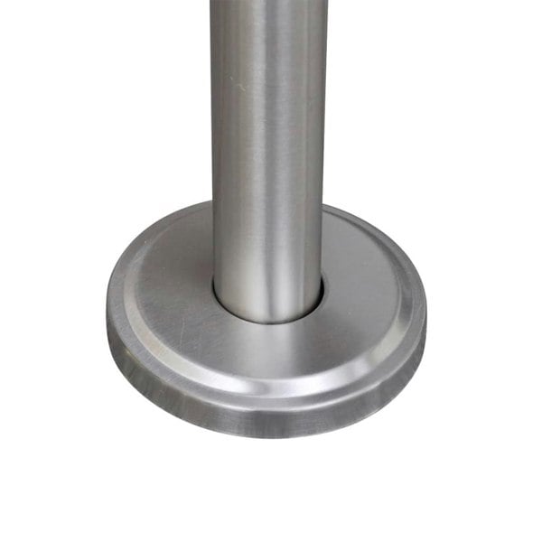 Berkfield Double Mailbox on Stand Stainless Steel