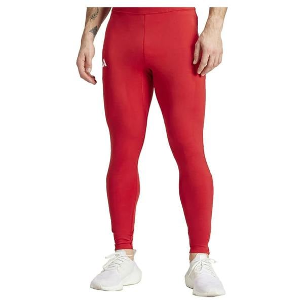 Adidas Mens Adizero Running Tights Leggings Bottoms Red IT1826