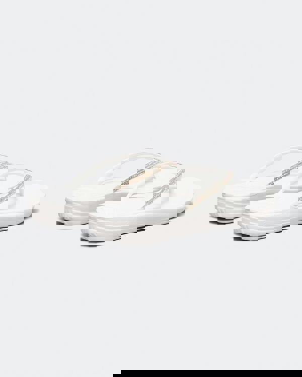 Fitflop IQushion Sparkle Womens Flip-Flop - Urban White 194 - CHO - Designer Womens Sandals