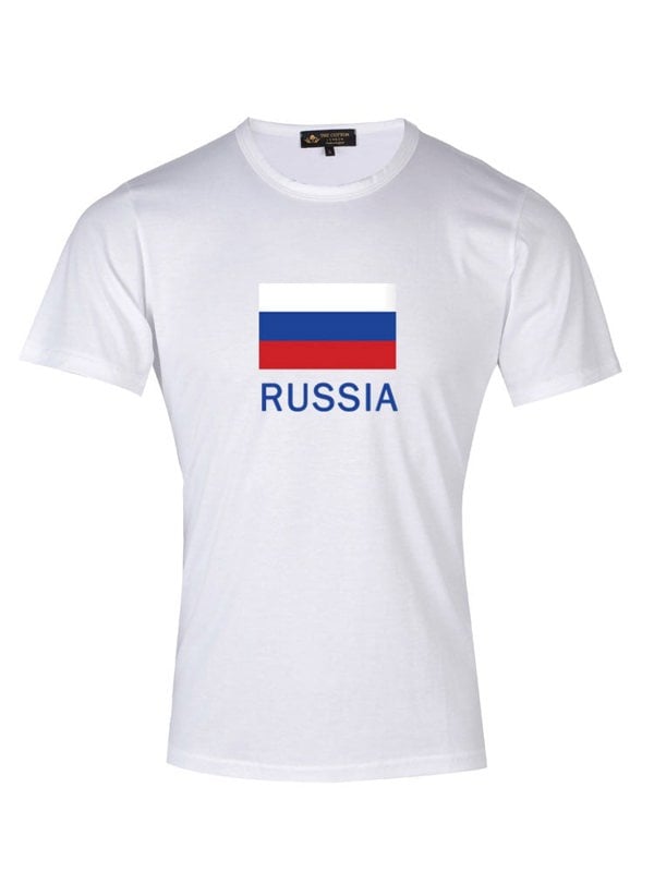  Supima Cotton Russia Country T-shirt