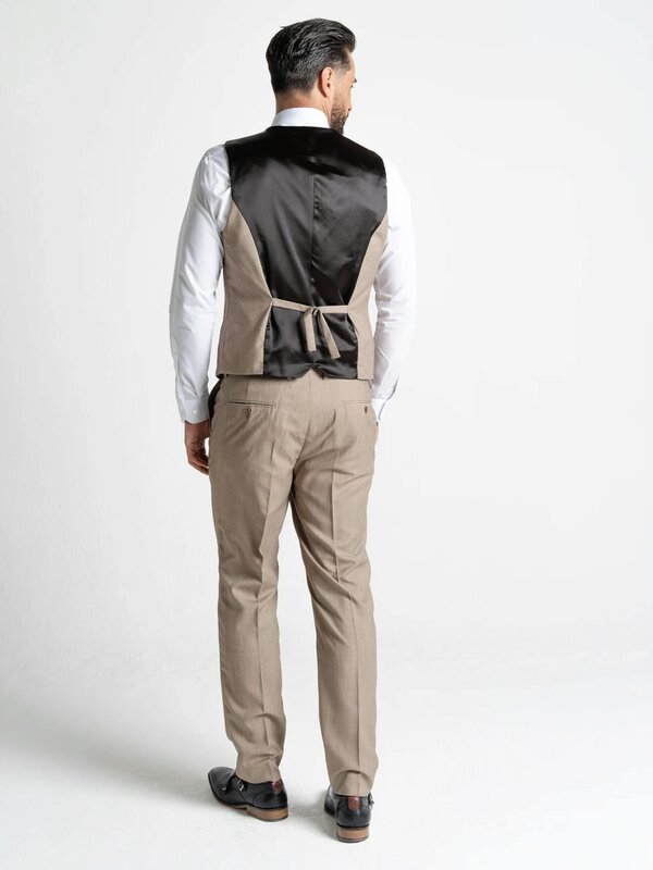 V2 Classic Henry - Light Brown Three Piece Suit