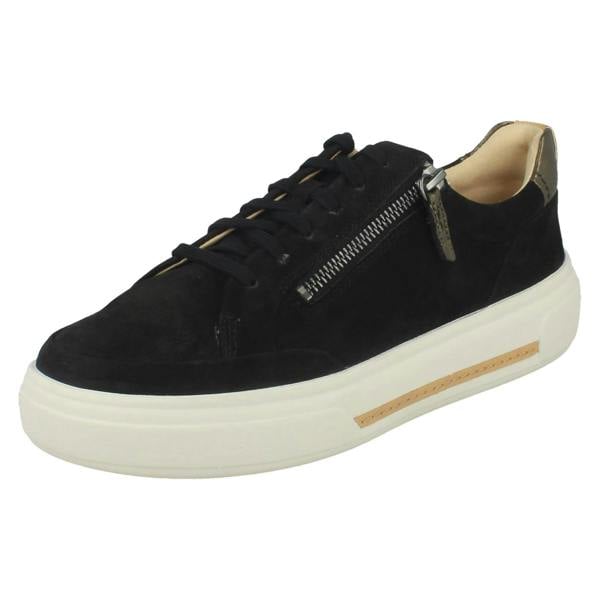 Clarks Ladies Clarks Casual Trainers Hollyhock Zip