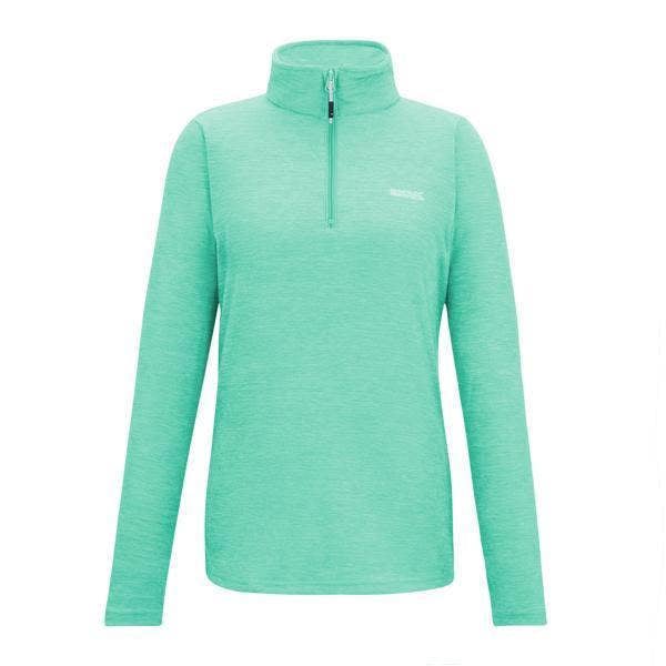 Regatta Womens/Ladies Sweetheart Quarter Zip Fleece Top - Ice Green