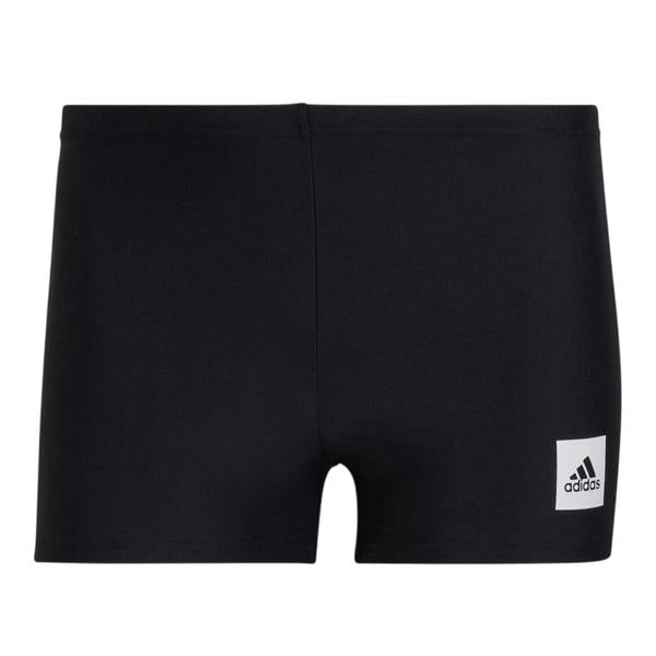 Adidas Mens Solid Fitted Swim Shorts - Black - 