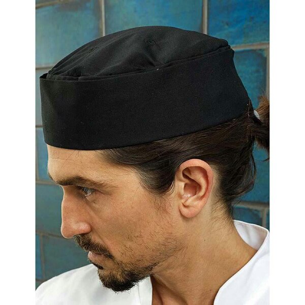 Premier Turn-Up Chefs Hat - Black