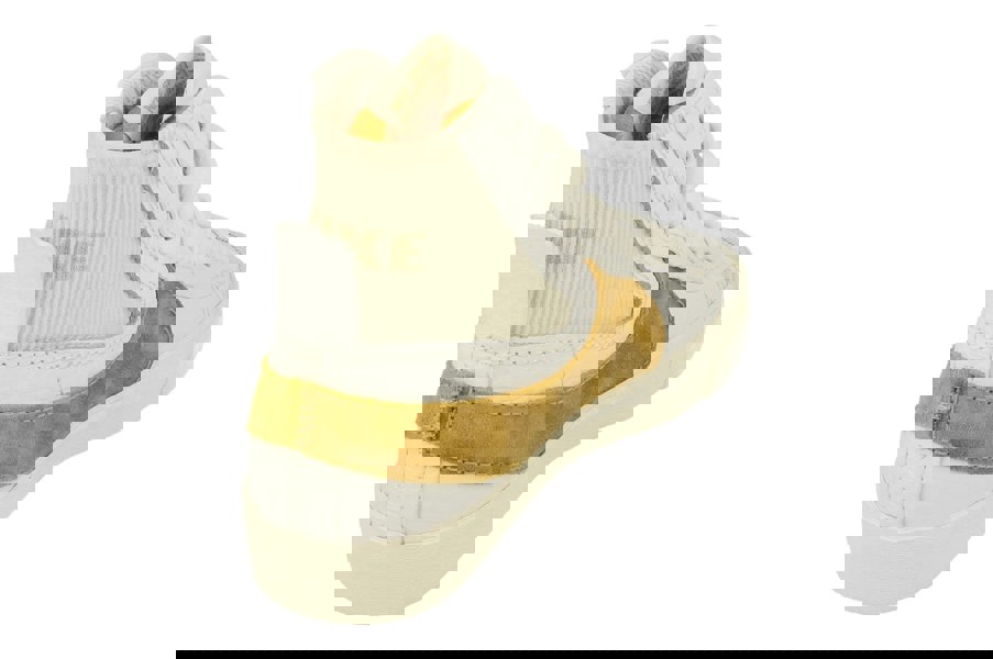 Nike Blazer Mid 77 Jumbo Mens Trainers Dv6481 100 - White Sanded Gold Wheat Grass 100 - Photo 2