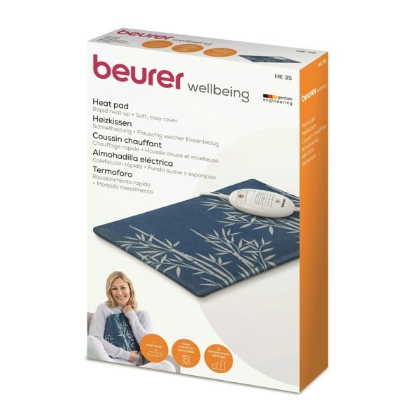 Beurer HK35 Heating Pad With Turbo - Blue