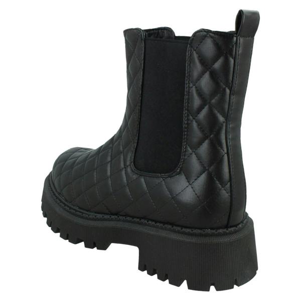 Spot On Ladies Spot On Chunky Ankle Boots F51171