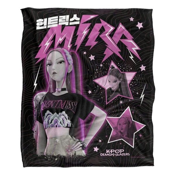K-Pop Demon Hunters Soft Touch Mira Blanket - Multicoloured
