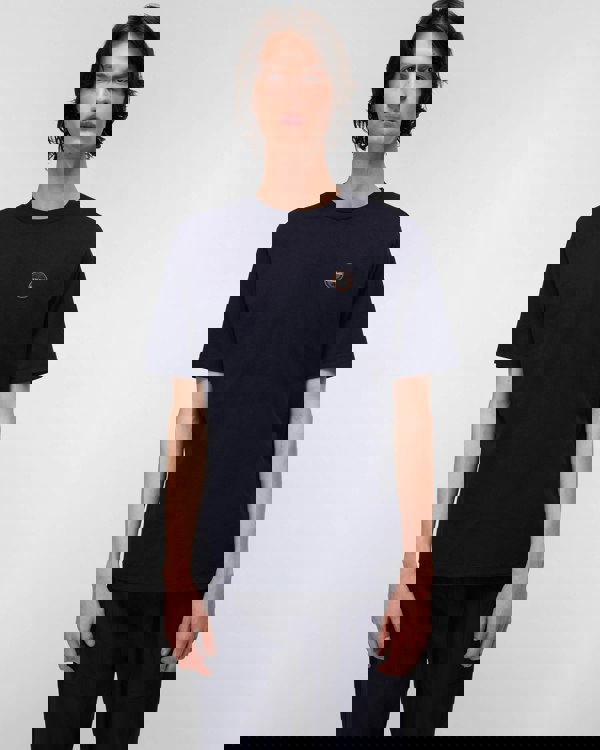 Napapijri Badge Mens Short Sleeve T-Shirt - Blue Marine 176