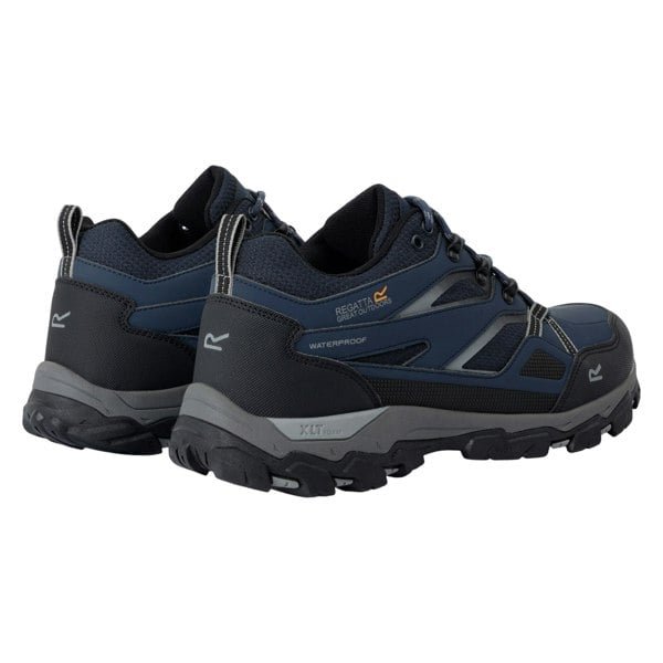 Regatta Mens Holcombe 3 Low Walking Boots - Navy/Dark Steel