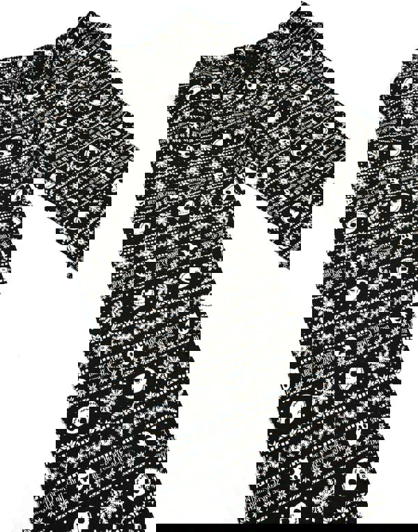 Disney The Nightmare Before Christmas Mens Black Jack Skellington Lounge Pants