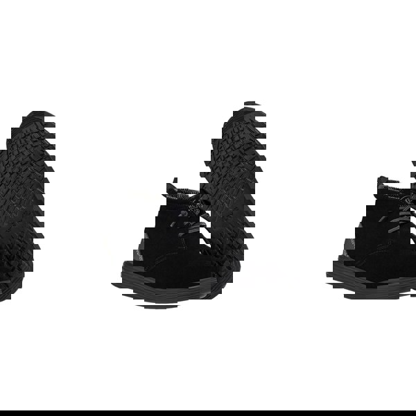 HEYDUDE model Jo Boot Unisex in Jet Black