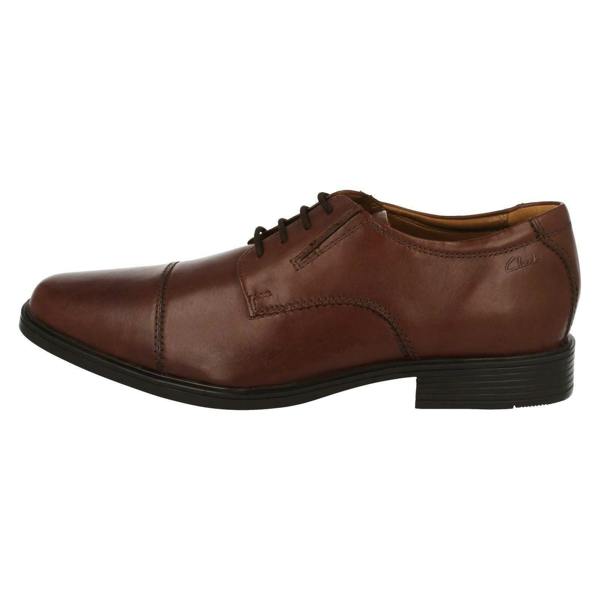 Clarks Mens Clarks Formal Lace Up Shoes Tilden Cap
