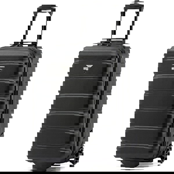 Flight Knight 45x36x20cm EasyJet Free Cabin Bag 2 Wheel Suitcase Hard Shell Carry On
