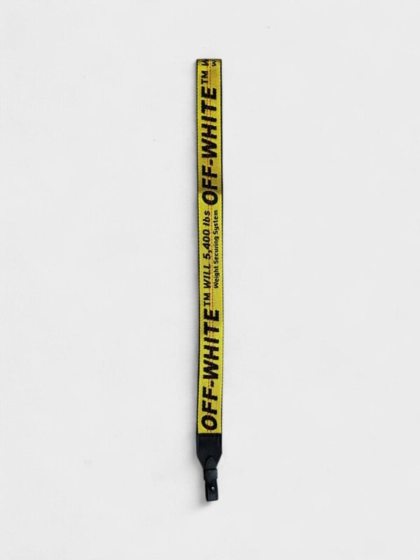Off - White Industrial Keychain / Lanyard Accessory Yellow - Supplied FashionOff - White