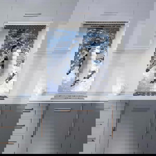 Warren Reed - Designer Joyful Penguin Splashes Kitchen Splashback