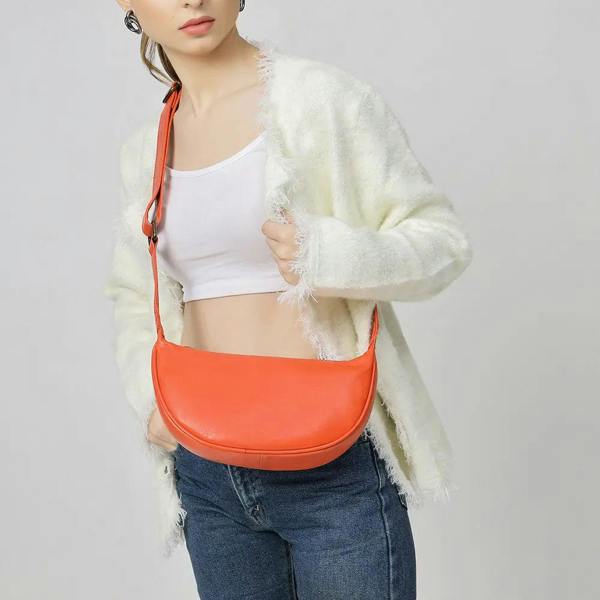 PRIMEHIDE Half Moon Leather Crossbody - Ayla Cancun