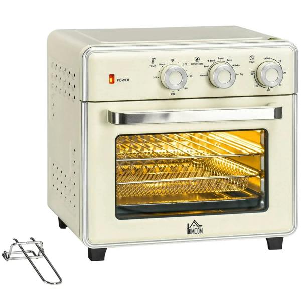 Bobobiy 20L 90-230℃ Mini Electric Oven - Cream