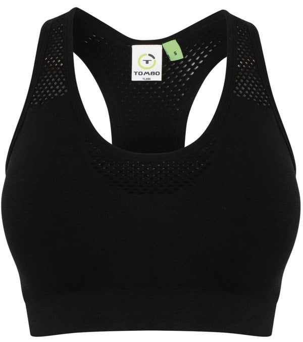 Tombo Women's Tombo Seamless Crop Sports Bra {TL696}