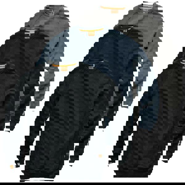 Scruffs Eco Worker Mens Pull Over Pocket Raglan Sweatshirt