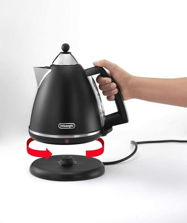 De’Longhi De'Longhi Argento 1.7L 2000W Kettle Black EU Plug