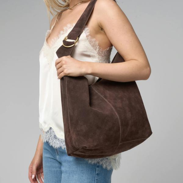 Barneys Originals Real Suede Shoulder Bag