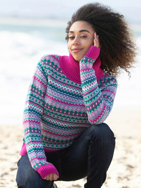 Kite Organic Puncknowle Roll Neck Knit Jumper
