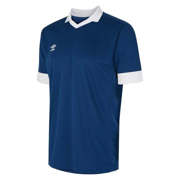 Umbro Childrens/Kids Tempest Short-Sleeved Jersey - Navy/White - 