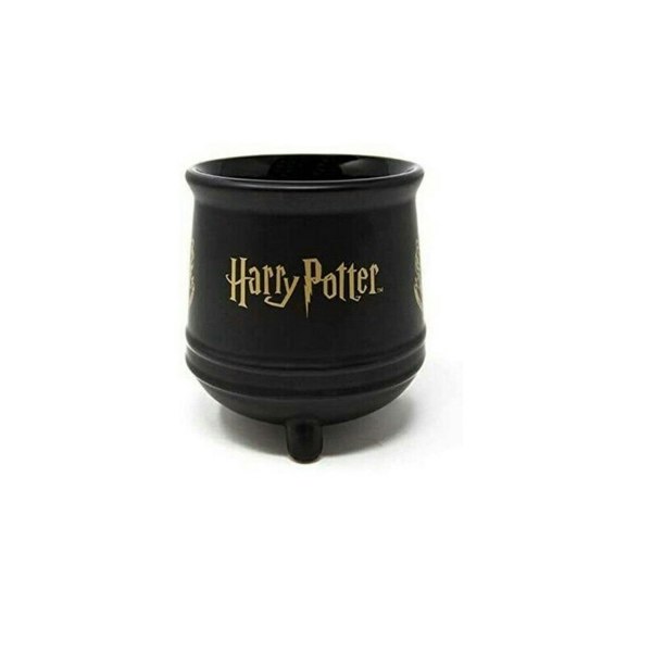 Harry Potter Hogwarts Crest Cauldron Ceramic Mug - Black