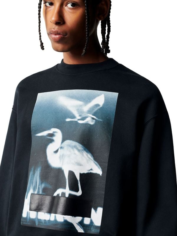 Heron Preston Censored Heron Logo Sweatshirt - Black