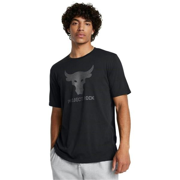 Under Armour Mens Project Rock Payoff Graphic T-Shirt - Black - 