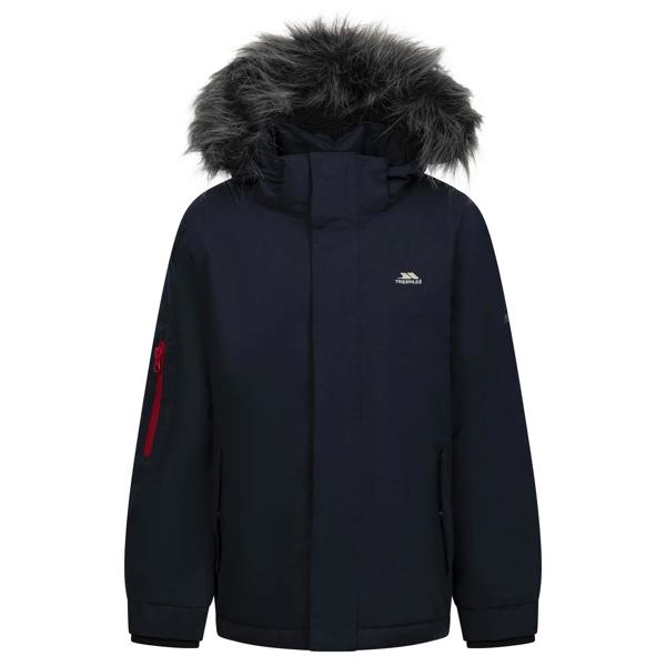 Trespass Boys Braddan Padded Raincoat - Navy - 