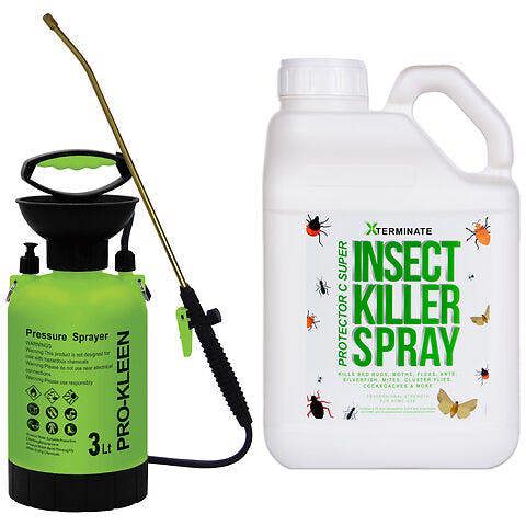Xterminate 3L pump sprayer with 5L Xterminate Insect Killer