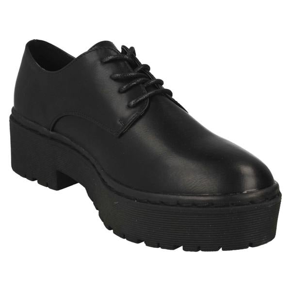 Spot On Ladies Spot On Platform Shoes