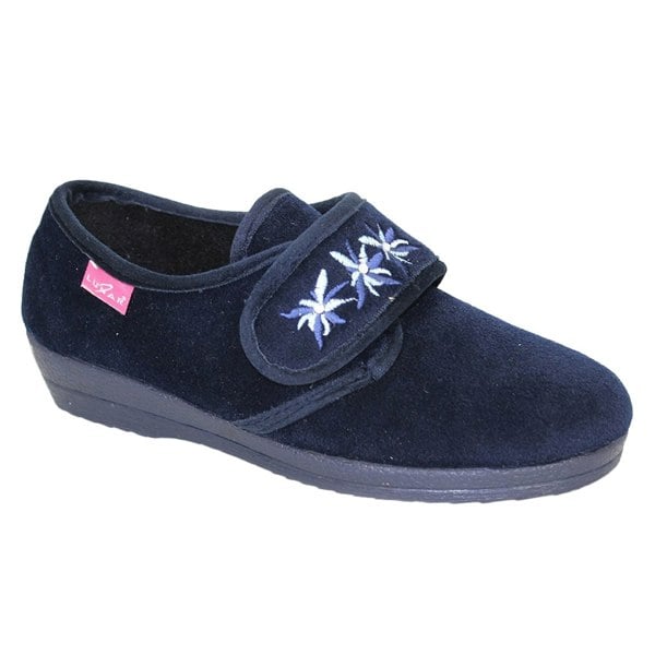 Lunar Womens Paula II Slippers - Navy/White