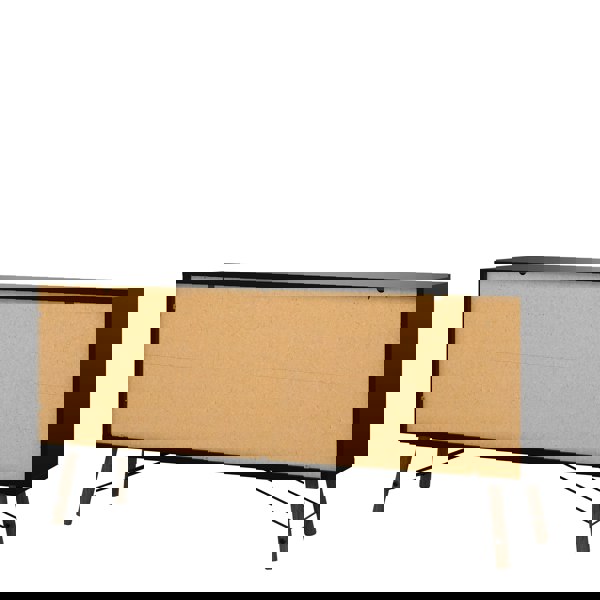 Furniture To Go Ry Sideboard 2 doors + 2 drawers Matt Black Walnut