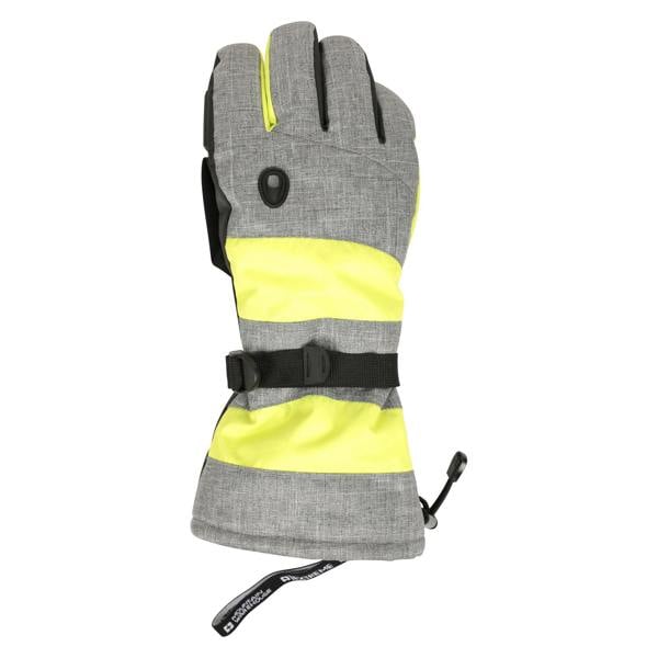Mountain Warehouse Mens Summit Extreme Ski Gloves - Yellow/Grey/Black