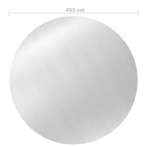 Berkfield Pool Cover Silver 455 cm PE
