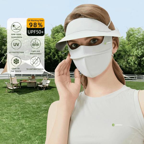 Anniou Sun Protective Wide Brim Face Mask