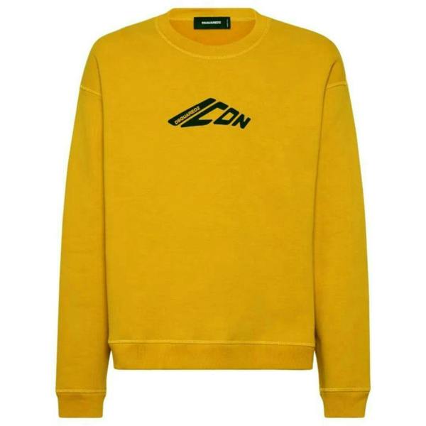 DSquared2 Unisex Adult New Generation Icon Relaxed Fit Sweatshirt - Sunflower