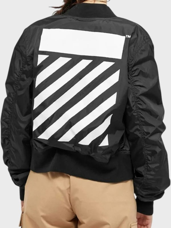 Off-White Diag Bomber Black