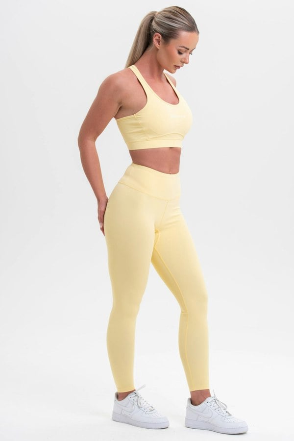 The whole body pose of our model wearing the women's Leggings.